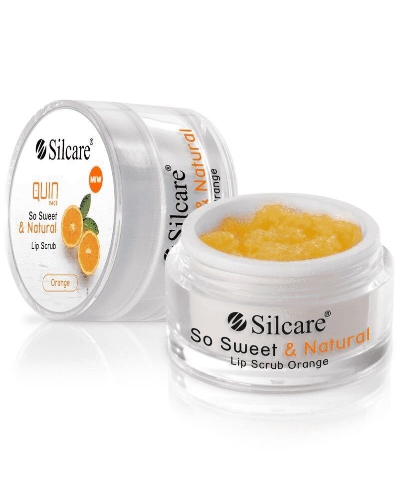 Huulekoorija Silcae Quin So Sweet and Natural Lip Scrub Orange, 15g hind ja info | Huulekosmeetika | hansapost.ee
