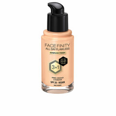 Jumestuskreem Max Factor Face Finity All Day Flawless Spf 20 Nº N42 Ivory, 30 ml hind ja info | Jumestuskreemid ja puudrid | hansapost.ee