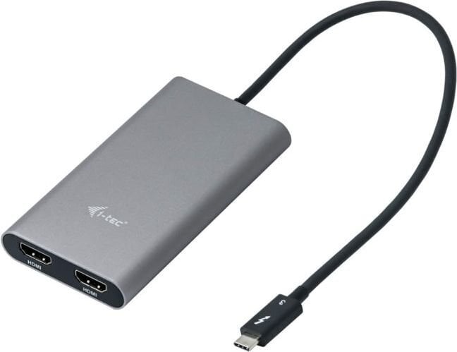 i-tec TB3DUAL4KHDMI цена и информация | USB adapterid ja jagajad | hansapost.ee