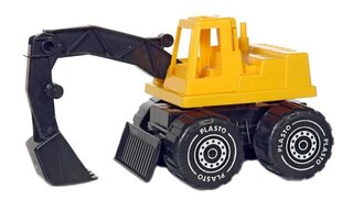 Большой экскаватор Plasto, 54 см, желтый цвет цена и информация | Игрушки для мальчиков | hansapost.ee