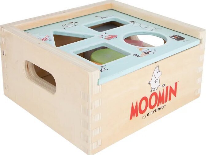 Puidust klotsid kastiga Moomin Wooden Sorting Box hind ja info | Beebide mänguasjad | hansapost.ee