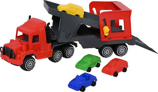 Транспортный грузовик Plasto, 47 см, красный цвет цена и информация | Игрушки для мальчиков | hansapost.ee