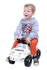 Полицейская машина-толкалка Plasto, белая цена и информация | Игрушки для малышей | hansapost.ee