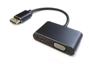 DisplayPort на HDMI + VGA Адаптер v1.4 / 4K@30Hz цена и информация | RoGer Компьютерная техника | hansapost.ee