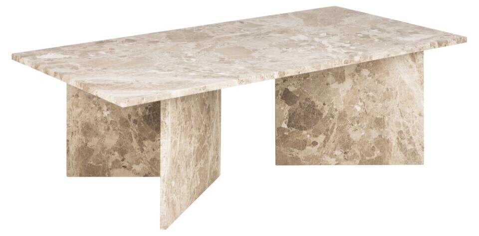 Diivanilaud Shaunika Marble, beež hind ja info | Diivanilauad | hansapost.ee