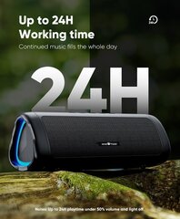 Juhtmeta Bluetooth-kõlar Wise Tiger X-GO C27 10W / RGB / IPX5 / USB-C / 2500mAh цена и информация | Аудиоколонки | hansapost.ee