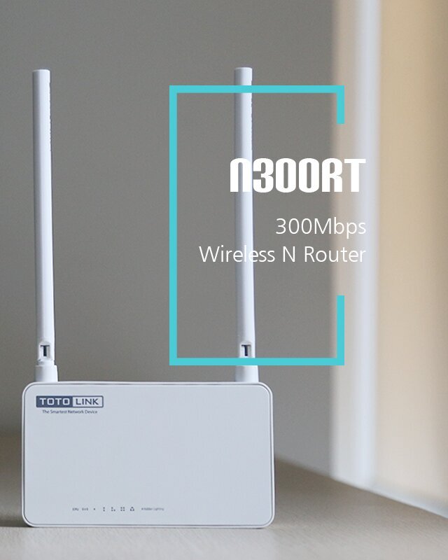 Ruuter Totolink N300RT V4 Wi-Fi Router 2.4GHz 300Mbit/s цена и информация | Ruuterid | hansapost.ee