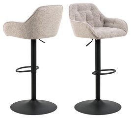 Набор из 2 барных стульев Actona Brooke, бежевый цена и информация | Стулья для кухни и столовой | hansapost.ee