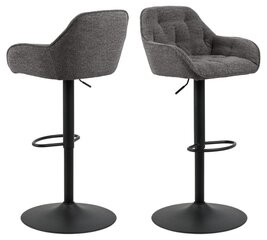 Набор из 2 барных стульев Actona Brooke, серый цена и информация | Стулья для кухни и столовой | hansapost.ee