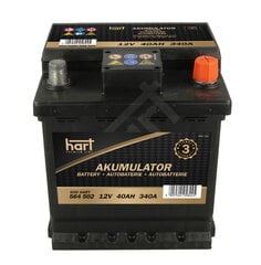 Aku Hart Premium 40AH 340A hind ja info | HART Autokaubad | hansapost.ee