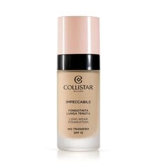 Стойкая база под макияж Collistar Impeccabile SPF 15, 2G Golden Beige, 30 мл цена и информация | Пудры, базы под макияж | hansapost.ee