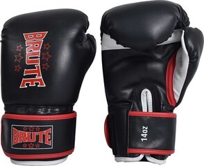 Боксерские перчатки Brute Thai Boxing Gloves, черные, 10 цена и информация | Бокс | hansapost.ee