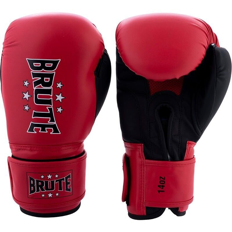 Poksikindad Brute Sparring Boxing Gloves, punane, 14 hind ja info | Poks | hansapost.ee