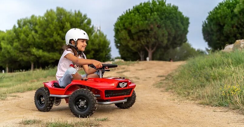 Ühekohaline elektriauto lastele Overjump Kart 500W, punane hind ja info | Laste elektriautod | hansapost.ee