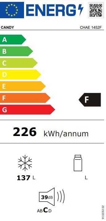 Candy CHAE 1452F цена и информация | Sügavkülmikud, külmakirstud | hansapost.ee