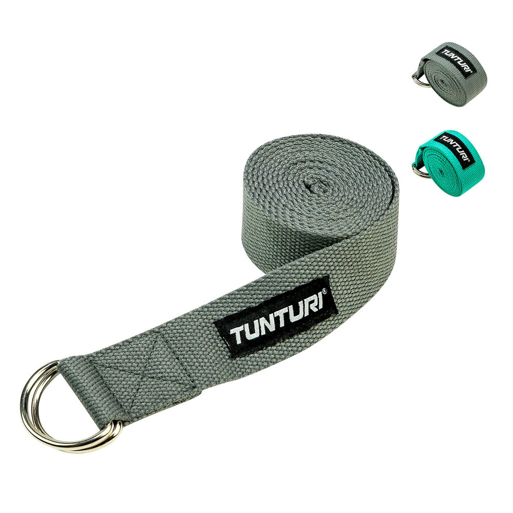 Joogarihm Tunturi Yoga Straps, 200 cm, antratsiit hind ja info | Joogatarvikud | hansapost.ee