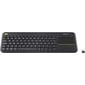 Klaviatuur Logitech K400 Plus Bluetooth Must Juhtmevaba Prantsuse Touchpad AZERTY TV hind ja info | Klaviatuurid | hansapost.ee