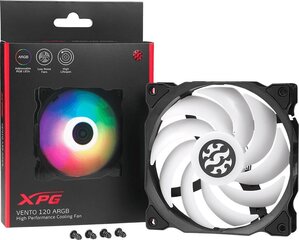 Vedel jahutuskomplekt XPG VENTO 120 ARGB 1200 rpm 23 dB hind ja info | Arvuti ventilaatorid | hansapost.ee