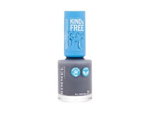 Лак для ногтей Rimmel Vernis a Ongles Kind & Free 158 all Greyed Out, 8 мл цена и информация | Лаки для ногтей, укрепители для ногтей | hansapost.ee