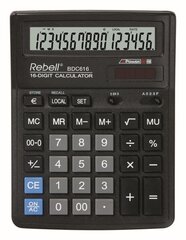Калькулятор настольные Rebell BDC616 цена и информация | Канцелярские товары | hansapost.ee