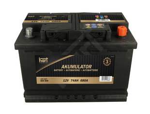 Аккумулятор Hart Premium 74АЧ 680A цена и информация | Аккумуляторы | hansapost.ee