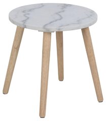 Журнальный столик Bendt Rossi, 40x40 см, белый цвет цена и информация | Bendt Мебель для гостиной | hansapost.ee