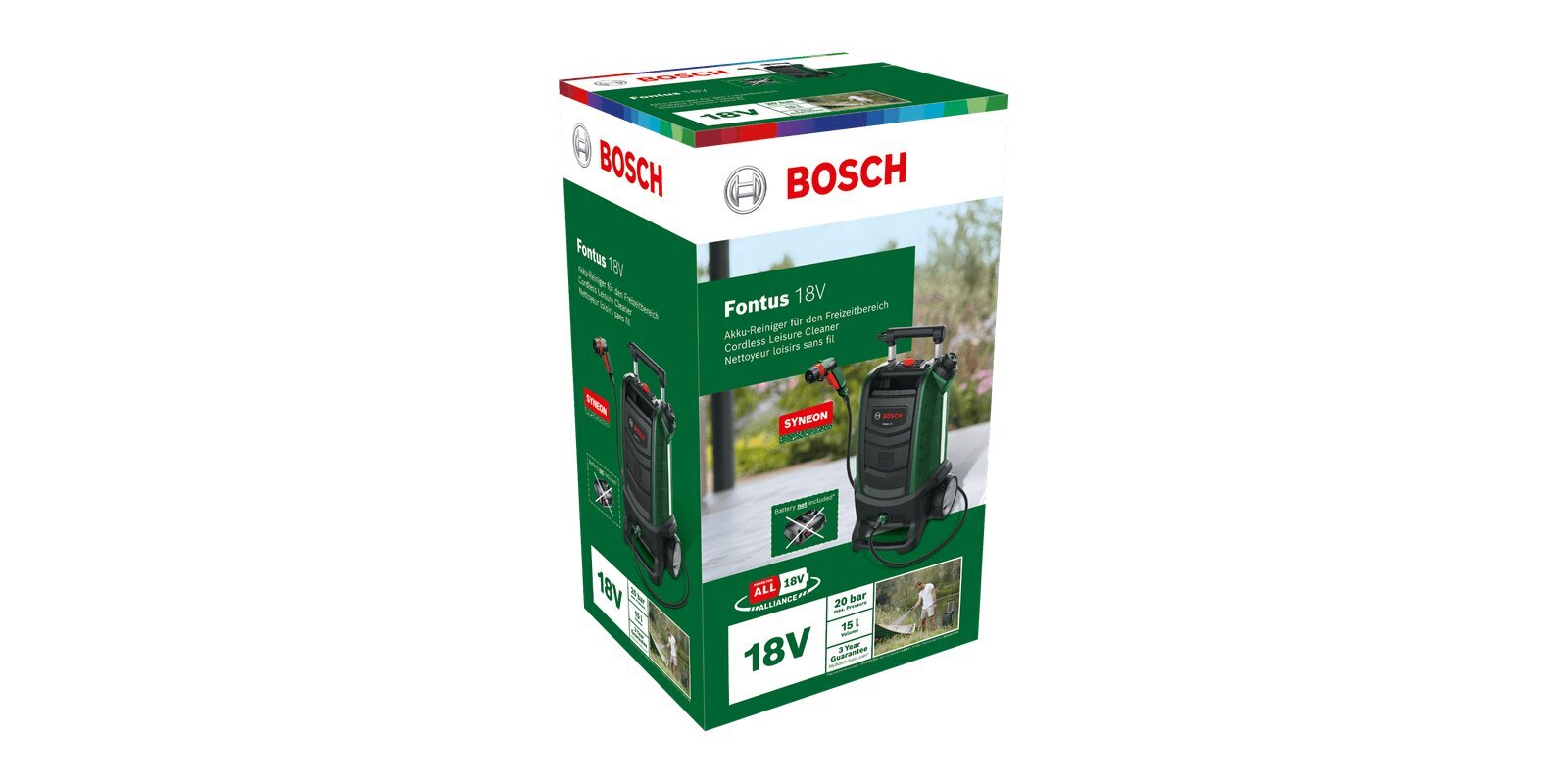 Fontus Ii Solo (18v) Juhtmeta Välipesur 06008b6102 Bosch (Ilma Aku Ja Laadijata) цена и информация | Survepesurid | hansapost.ee