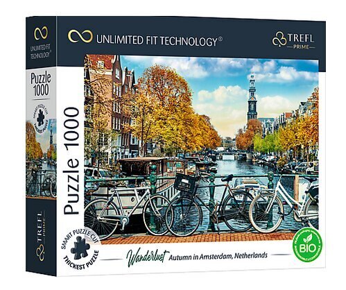 Pusle vaatega Amsterdamile Trefl, 1000 o цена и информация | Pusled lastele ja täiskasvanutele | hansapost.ee