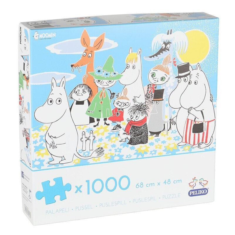 Pusle muumidega Peliko Moomin, 1000 ao. цена и информация | Pusled lastele ja täiskasvanutele | hansapost.ee