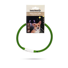 Kaelarihm Beeztees Dogini LED+USB, roheline hind ja info | Koerte kaelarihmad ja traksid | hansapost.ee