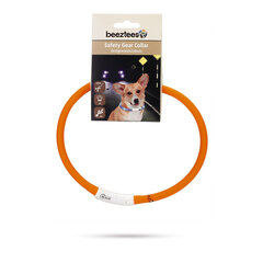 Kaelarihm Beeztees Dogini LED+USB, oranž цена и информация | Ошейники, подтяжки для собак | hansapost.ee