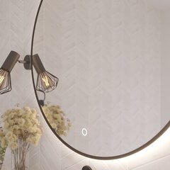 Зеркало с подсветкой Divissi L, 80x80 см цена и информация | Зеркала в ванную | hansapost.ee