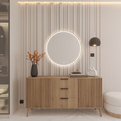 Зеркало с подсветкой Divissi L, 60x60 см цена и информация | Зеркала в ванную | hansapost.ee