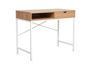 Письменный стол Signal B-027, коричневый/белый цена и информация | Компьютерные, письменные столы | hansapost.ee