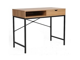 Письменный стол Signal B-027, коричневый/черный цена и информация | Компьютерные, письменные столы | hansapost.ee