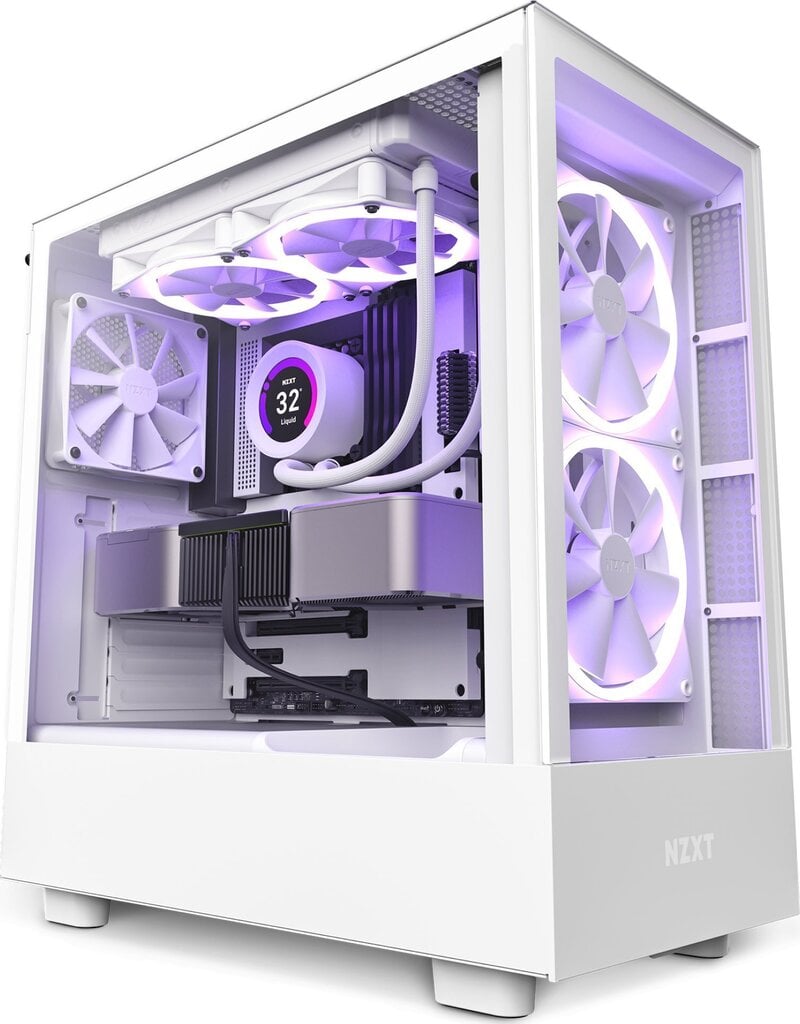 Nzxt korpus H5 Elite All valge ATX CC-H51EW-01 цена и информация | Arvutikorpused | hansapost.ee