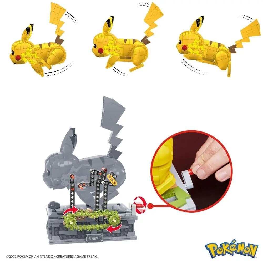 Mega mängukomplekt Pokemon Kinetic Pikachu Bulid Set цена и информация | Klotsid ja konstruktorid | hansapost.ee