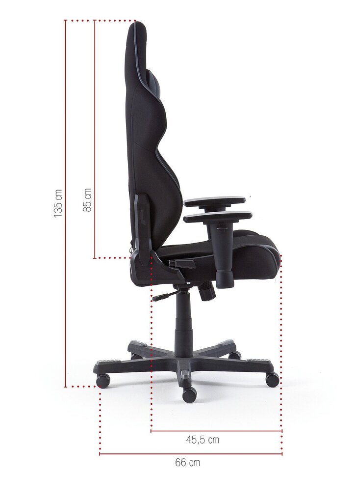 Mänguritool MC Akcent DX Racer R2, must/hall hind ja info | Kontoritoolid | hansapost.ee