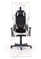 Mänguritool MC Akcent DX Racer 6, must/valge hind ja info | Kontoritoolid | hansapost.ee