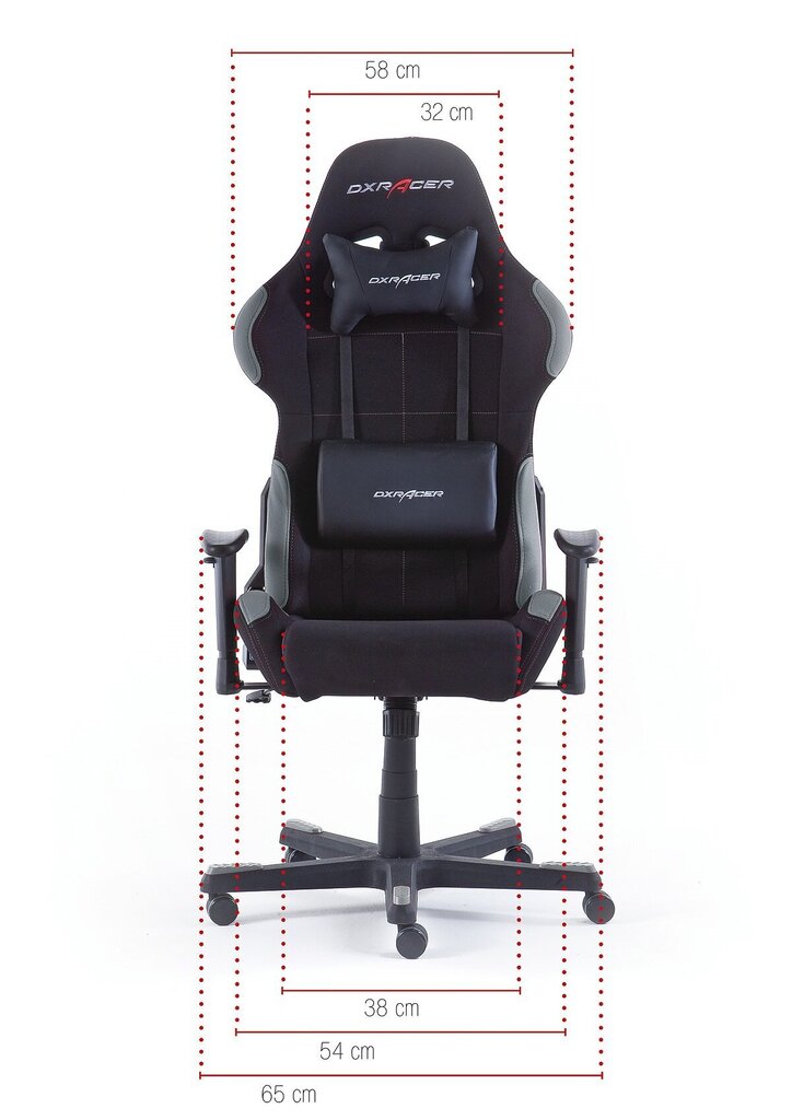 Mänguritool MC Akcent DX Racer 5, must/hall hind ja info | Kontoritoolid | hansapost.ee