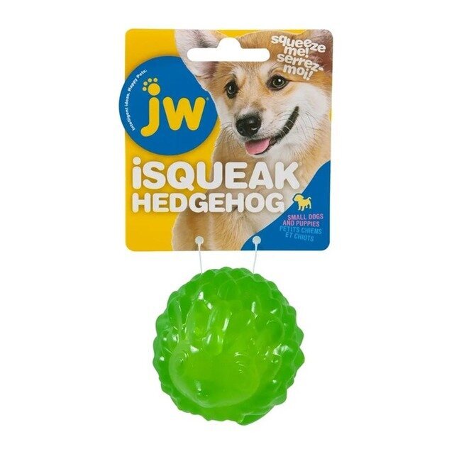 Koera mänguasi JW Hedgehog Squeaky pall S цена и информация | Koerte mänguasjad | hansapost.ee