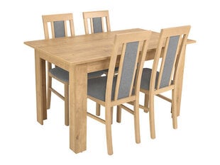 Обеденный набор Brw STO/138 BIS, коричневый/серый цвет цена и информация | Комплекты мебели для столовой | hansapost.ee