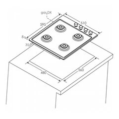 Candy CHW6LBX price and information | Hobs | hansapost.ee