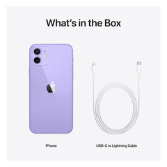 Товар с повреждённой упаковкой. Apple iPhone 12 64GB Purple MJNM3FS/A цена и информация | Мобильные телефоны, фото и видео товары с поврежденной упаковкой | hansapost.ee