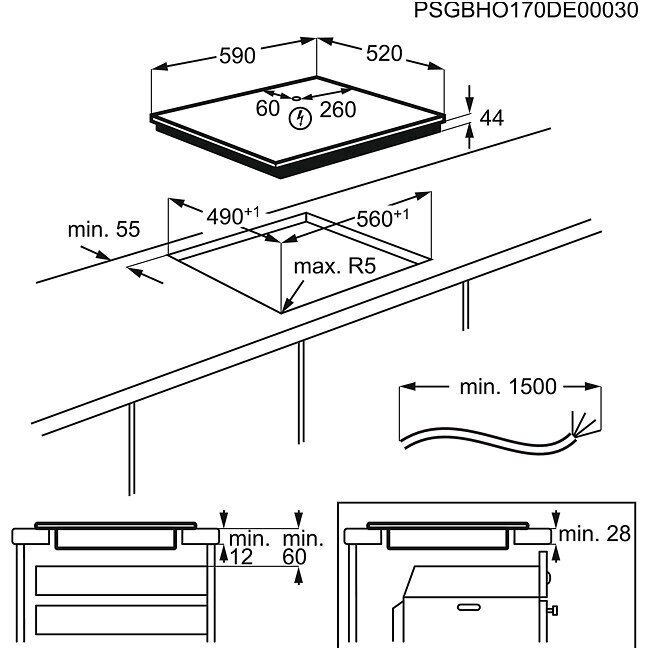 AEG IAE64431FB price and information | Pliidiplaadid | hansapost.ee