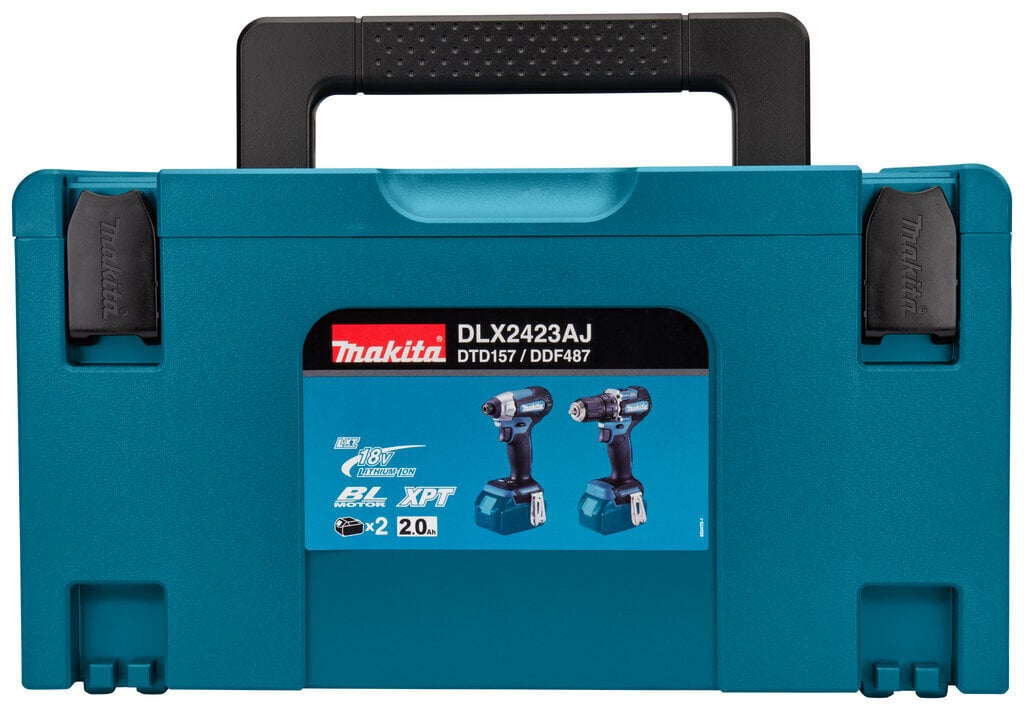 Akutööriistade komplekt Makita DLX2423AJ LXT, 18 V, koos aku ja laadijaga цена и информация | Akutrellid, puurid ja kruvikeerajad | hansapost.ee