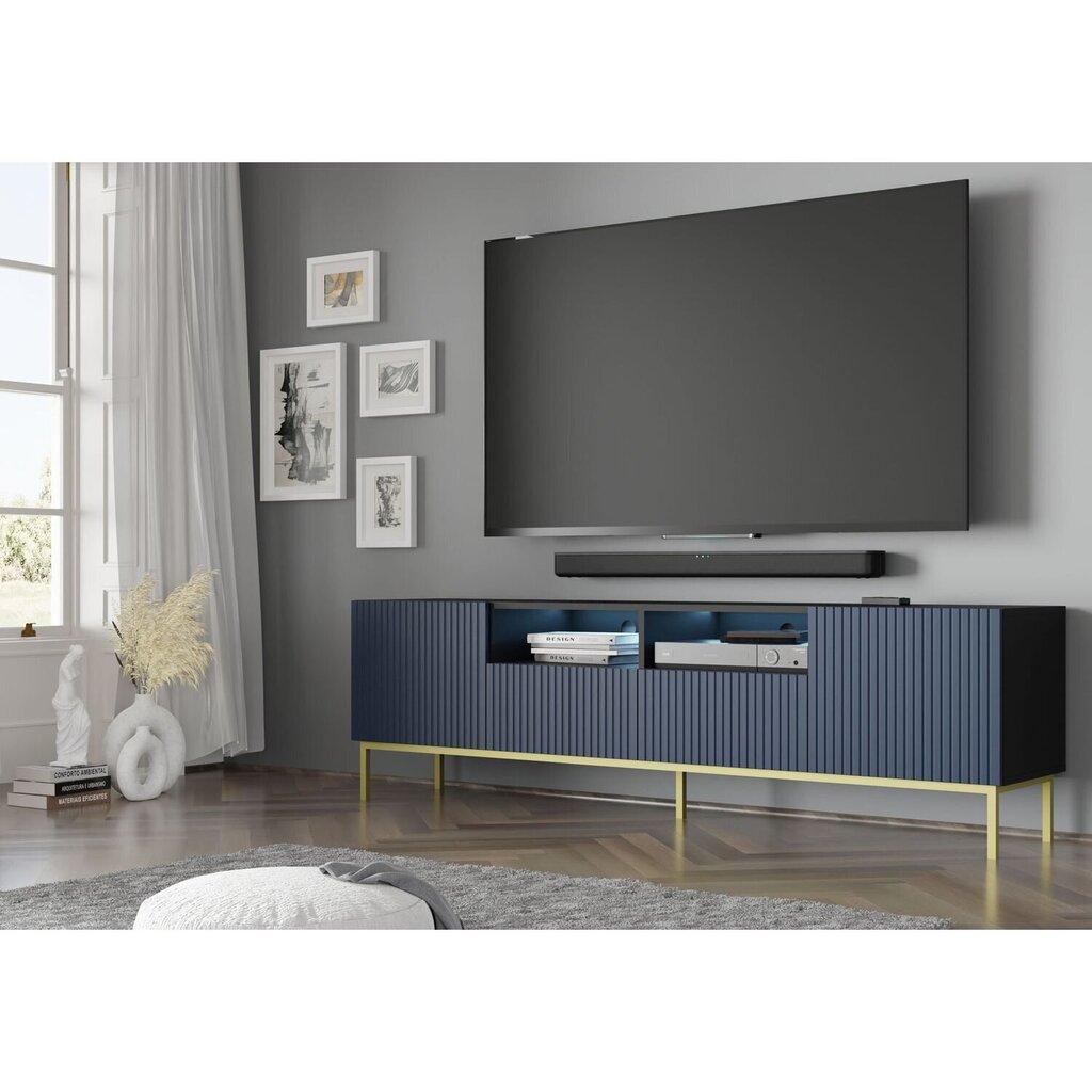 TV-kapp Akl Furniture Ravenna, sinine hind ja info | Televiisori alused | hansapost.ee