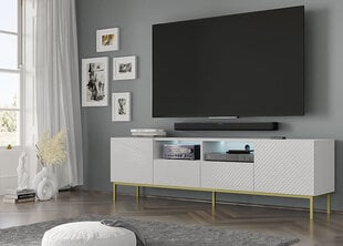 Тумба под телевизор Akl Furniture Ravenna, белая цена и информация | Тумбы под телевизор | hansapost.ee