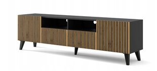 TV-kapp Akl Furniture Ravenna, pruun/must hind ja info | Televiisori alused | hansapost.ee