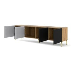 TV-kapp Akl Furniture Ravenna, must/pruun hind ja info | AKL Furniture Mööbel ja sisustuskaubad | hansapost.ee